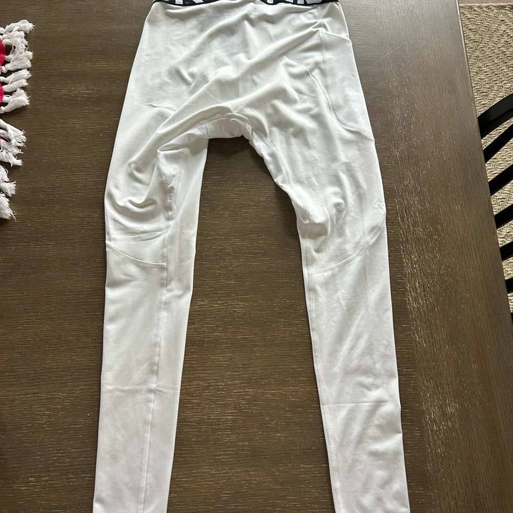Men’s Medium Under Armour Coldgear White Leggings - Picture 2 of 5